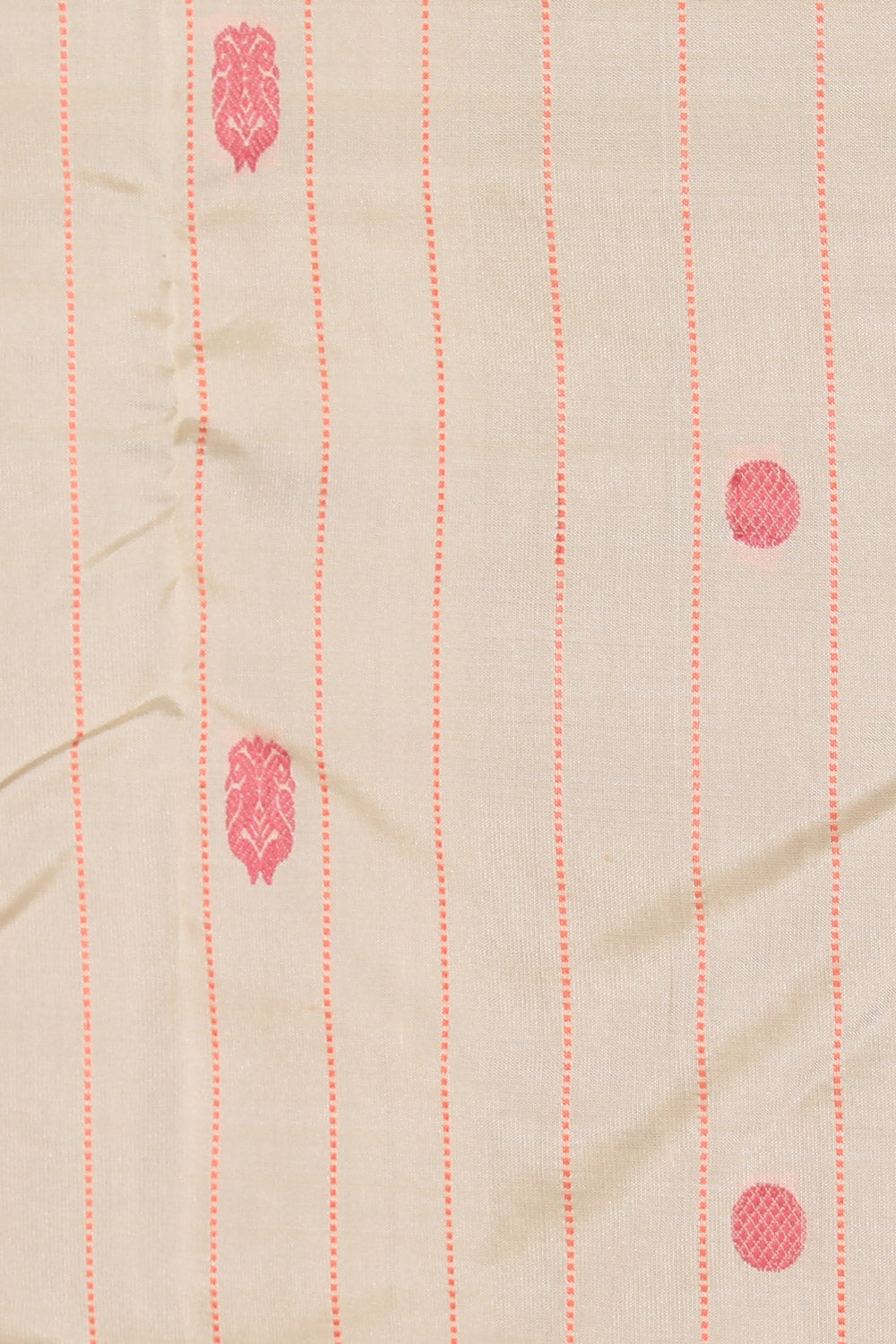 Image of Kanjivaram Silk Beige Saree